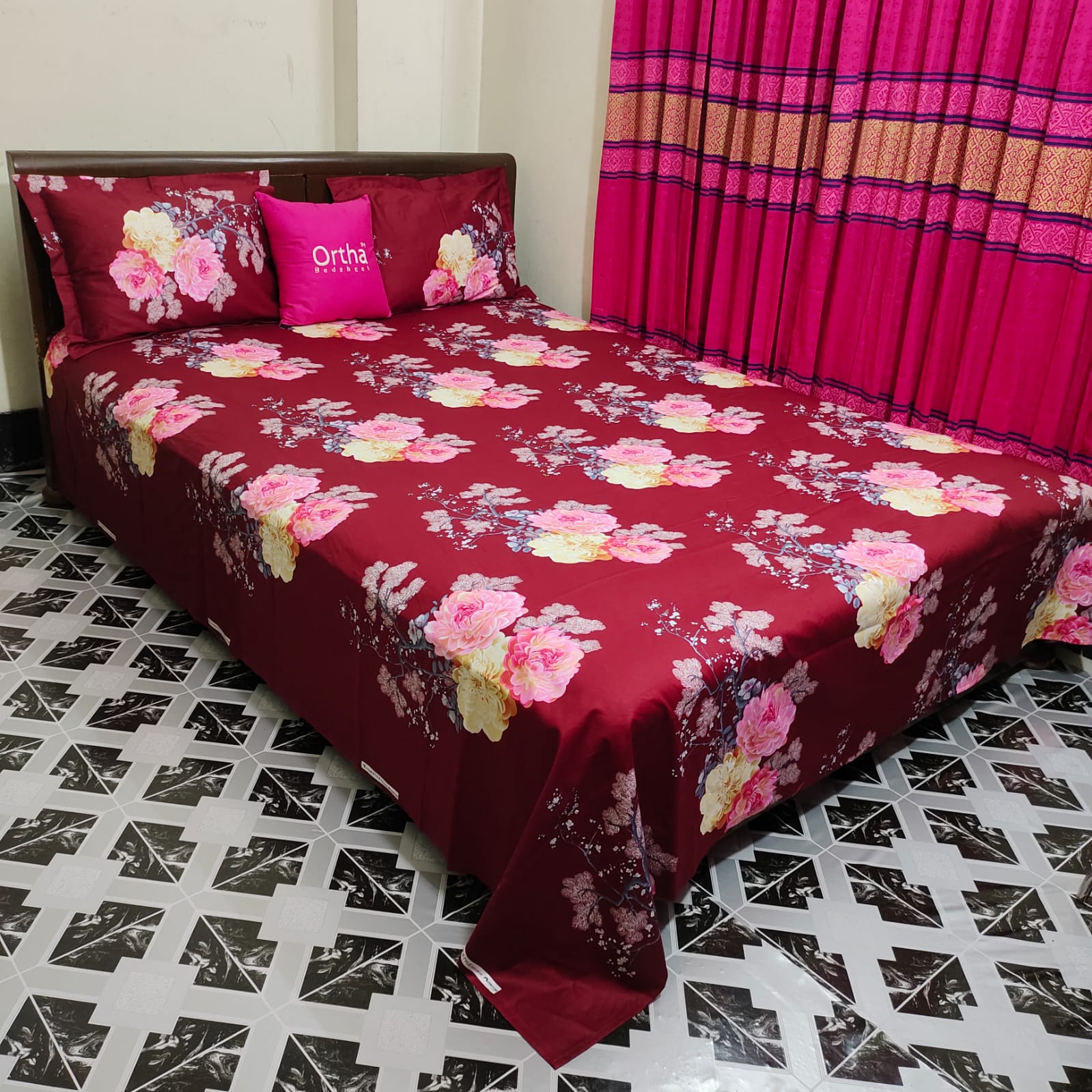 Luxury Twill Cotton Ortha Bedsheet – Hawa Meroon