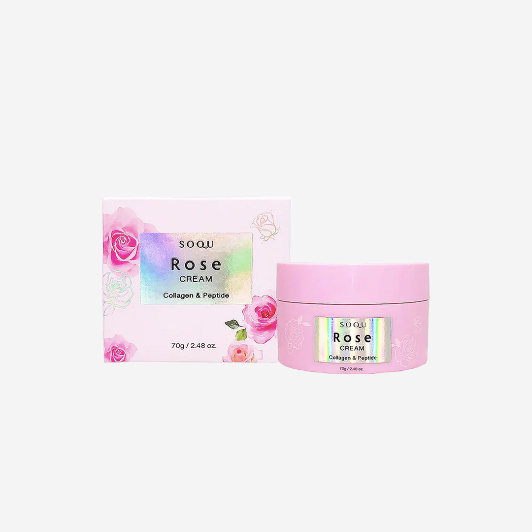 Soqu Rose Collagen & Peptide Cream – 70g